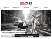 Tablet Screenshot of lara-media.net